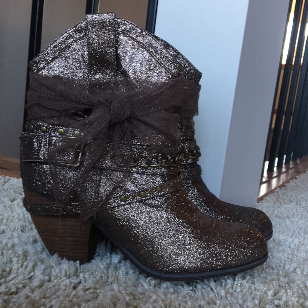 Glitter boots Brand New